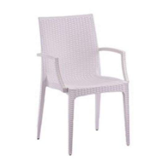 SILLA RATTAN BLANCA