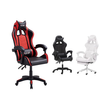 SILLA RECLINABLE GAMER BLANCO